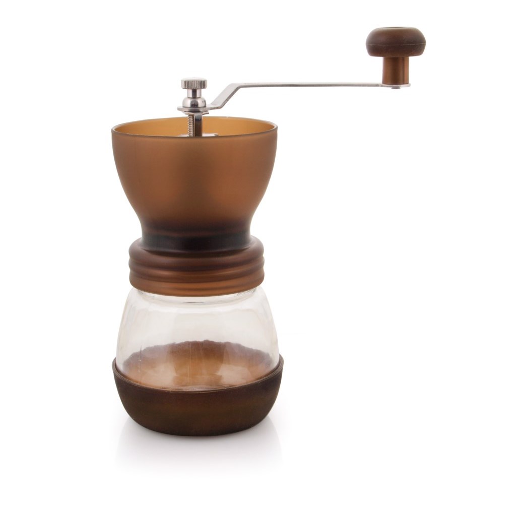 Belogia mcg 620002 Manual Coffee Grinder Glass Brown Color